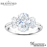 3-Carat Diamonesk Ring Inspired By Golconda Diamonds