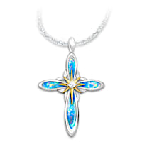 God's Beautiful Love Diamond Pendant Necklace