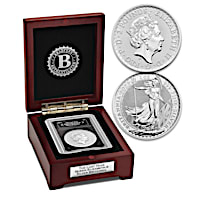 Last-Ever Queen Elizabeth II One Oz. Silver Britannia Coin