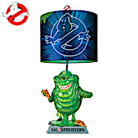 Ghostbusters Sculpted Slimer Table Lamp Glows 3 Ways