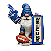 Dallas Cowboys Gnome Welcome Sign