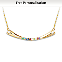 Family Is The Reason I Smile Personalized Necklace