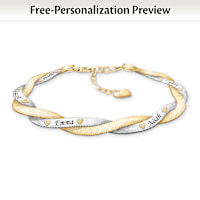 Family Is Forever Personalized Bracelet