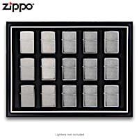 Zippo&reg; Lighter Black Wooden Wall Display