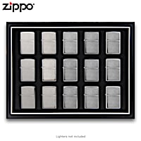 Zippo® Lighter Black Wooden Wall Display