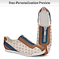 Personalized Multicolor Women's Shoes With Your Initials