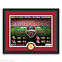 Georgia Bulldogs Football National Champions Wall Plaque