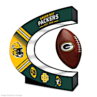 Green Bay Packers Levitating Football Sculpture