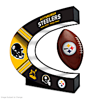 Pittsburgh Steelers Levitating Football Sculpture