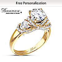 "Once Upon A Romance" Personalized Engagement Ring