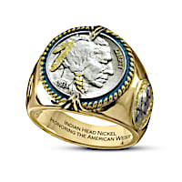 Genuine Buffalo Nickel Ring