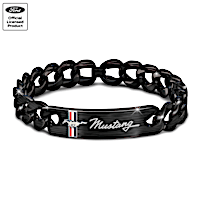 The Legend Lives Ford Mustang Men's Bracelet