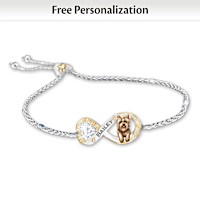 Hand-Enameled Yorkie Personalized Bracelet