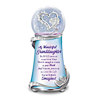 "My Wonderful Granddaughter" Musical Glitter Globe