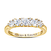 1-Carat Genuine Diamond Always & Forever Ring