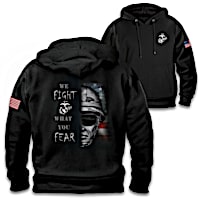 We Fight What You Fear U.S. Marines Men's Hoodie