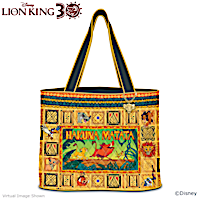 Disney The Lion King Quilted Tote Bag With Sculpted Charm