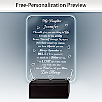 Daughter, Light Of My Life Personalized Sculpture