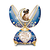 I Love My Pug To The Moon & Back Music Box