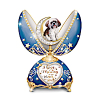 Shih Tzu Peter Carl Fabergé-Style Musical Egg