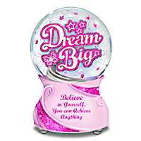 Dream Big Glitter Globe