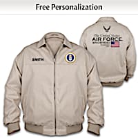 Air Force Men's Windbreaker Jacket Personalized With Name