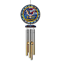 U.S. Navy Indoor/Outdoor Stained-Glass Wind Chime