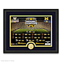 Michigan Wolverines CFP National Champions Wall Plaque