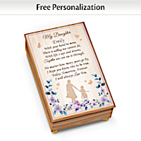 My Daughter, I Love You Forever Personalized Music Box