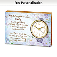 My Daughter-In-Law, My Blessing Personalized Clock