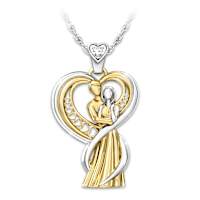 Genuine Diamond Once Upon A Romance Pendant Necklace