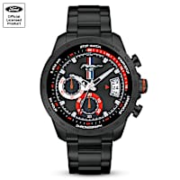 Ford Mustang Black Edition Men's Chronograph Watch