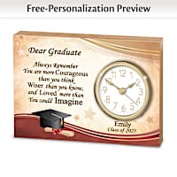 Dear Graduate Personalized Clock