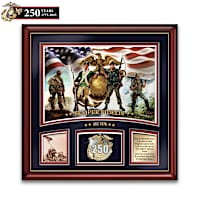 USMC 250th Anniversary Wall Decor