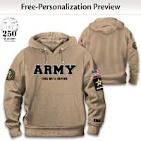 U.S. Army Personalized Men's Hoodie