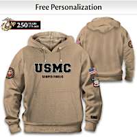 U.S. Marines Personalized Men's Hoodie