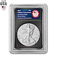 First-Ever Team U.S.A. 2024 Silver Eagle Coin