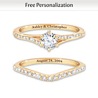 Lab-Grown Diamond Love's Destiny Bridal Ring Set