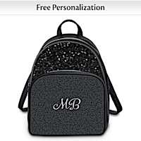 Midnight Sparkle Personalized Backpack