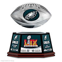 Eagles Super Bowl LIX Levitating Football Sculpture