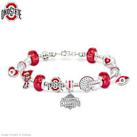 Go Buckeyes! 2024 Football National Champions Charm Bracelet