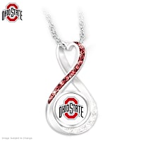 Ohio State Buckeyes Forever Pendant Necklace