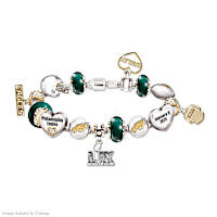 Go Philadelphia Eagles! Super Bowl LIX Charm Bracelet