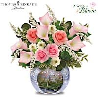 Thomas Kinkade Studios My Family, My Joy Table Centerpiece