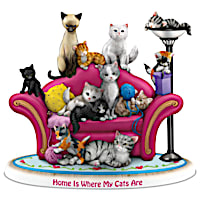 Blake Jensen "Home Is Where My Cats Are" Figurine