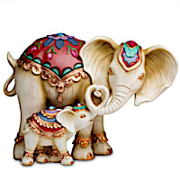 "Trunks Of Love" Mother And Child Elephant Figurine Set