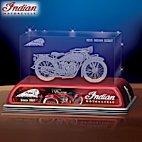 Indian Scout Motorcycle Centennial Tribute Sculpture