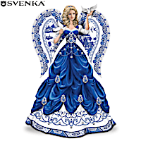 Sparkling Blue Willow Figurine