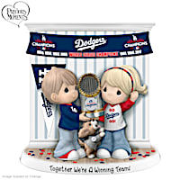 Together We're A Winning Team Los Angeles Dodgers Figurine