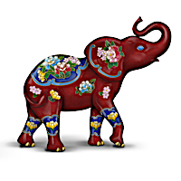 Cloisonne Elephant Figurine